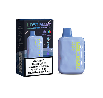 Lost Mary OS4000 by Elf Bar одноразовый POD "Blue Razz Ice" 20мг.